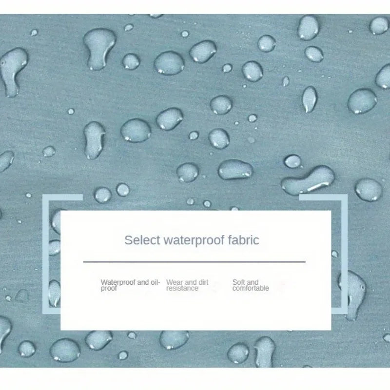 Waterproof PVC Apron - Adjustable Oil & Stain Resistant Kitchen Apron, Unisex for Grilling, Baking & Cooking