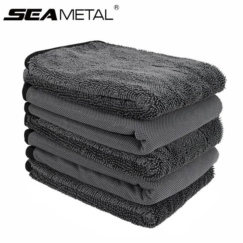 40x40/40x60/60x90CM Microfiber Towels 600GSM Ultra-Thick Car Washing Towel Auto Extra Soft Rag Car Care Cleaning Drying Cloth