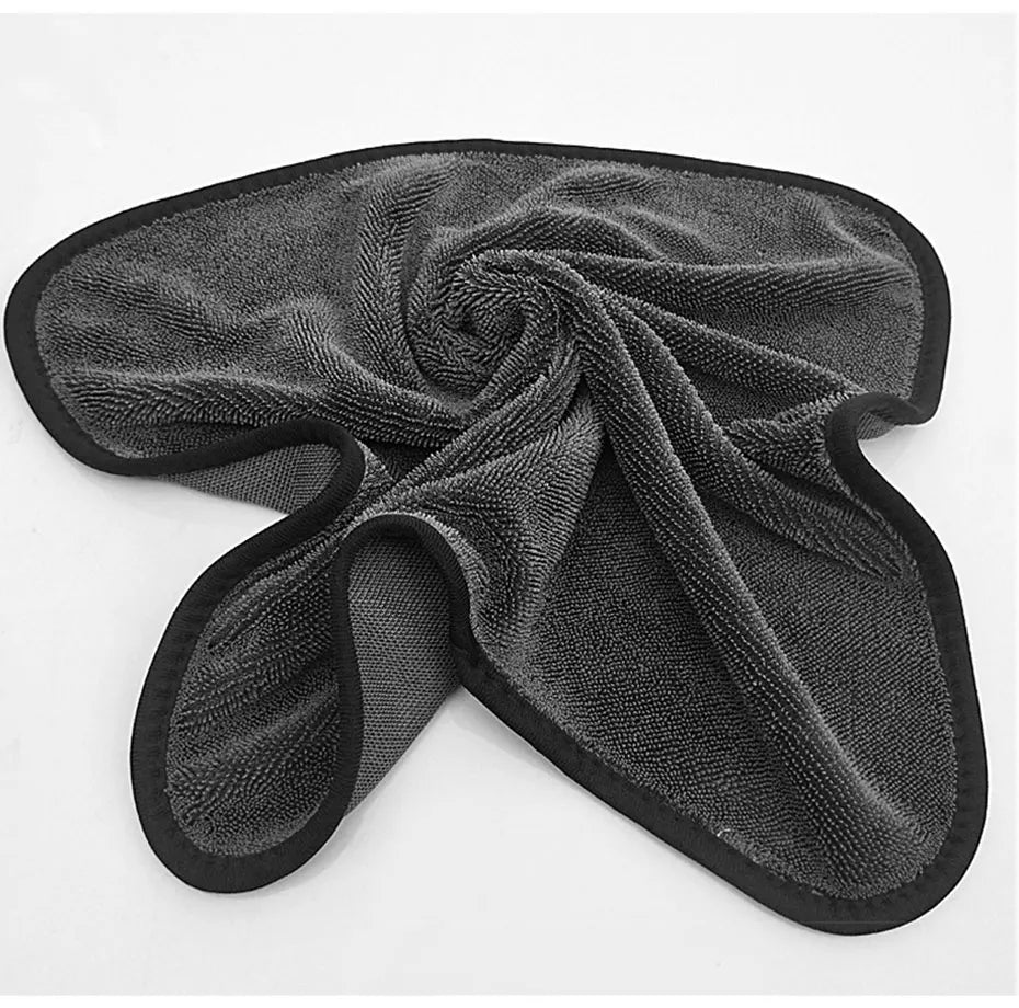 40x40/40x60/60x90CM Microfiber Towels 600GSM Ultra-Thick Car Washing Towel Auto Extra Soft Rag Car Care Cleaning Drying Cloth