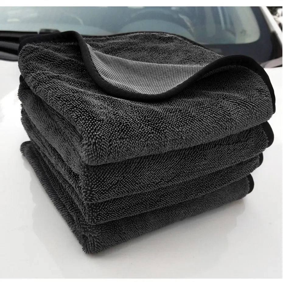 40x40/40x60/60x90CM Microfiber Towels 600GSM Ultra-Thick Car Washing Towel Auto Extra Soft Rag Car Care Cleaning Drying Cloth