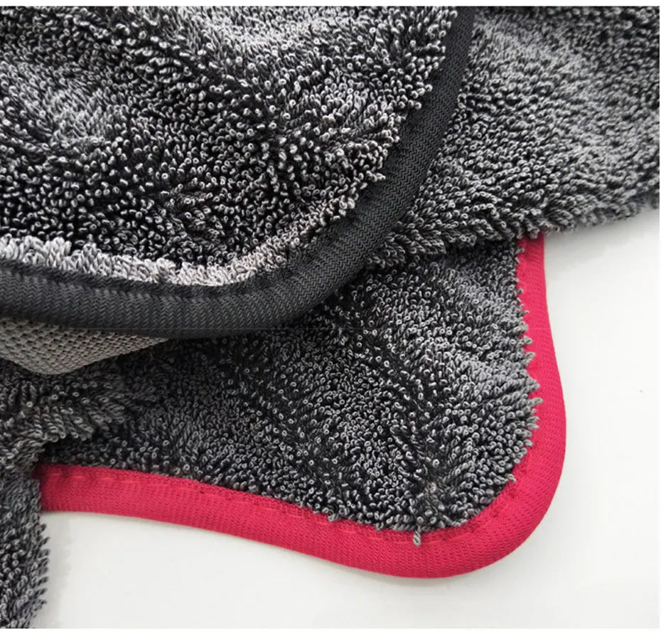 40x40/40x60/60x90CM Microfiber Towels 600GSM Ultra-Thick Car Washing Towel Auto Extra Soft Rag Car Care Cleaning Drying Cloth