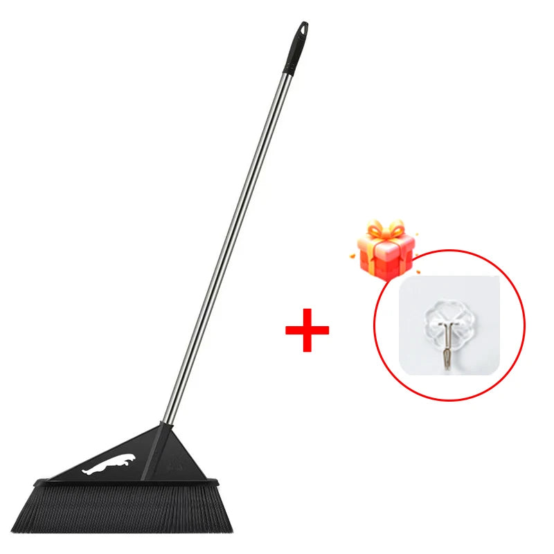50cm Outdoor Broom Household Cleaning Tool Sanitation Warehouse Factory Garden Courtyard Hard Bristled Labor-saving Broom