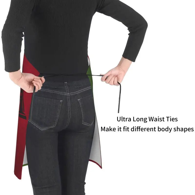 Pizza Poster Apron Unisex Adjustable Bib Aprons Cooking Kitchen Chef Apron for Home Kitchen Restaurant Coffee House