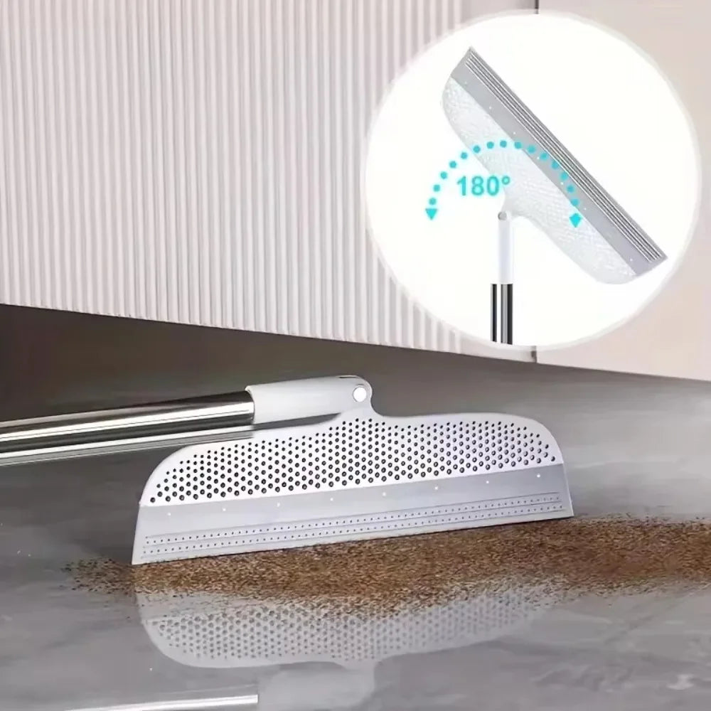 Silicone Scraper Broom Magic Wiper High Place Glass Wiper Floor Mop Household Splicing Cleaning Broom Bathroom Sweeping Water