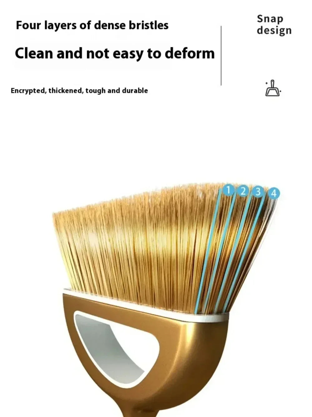 Plastic Broom and Dustpan Set Removable Combination Home Floor Cleaner Kit Sweeper Wiper Cleaning Tools Household Accessories