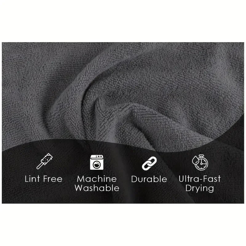 Microfiber Cleaning Cloths for Bicycle Car Kitchen Towel Absorbent Soft And Stain-removing Cloth Reusable Cleaning Towels
