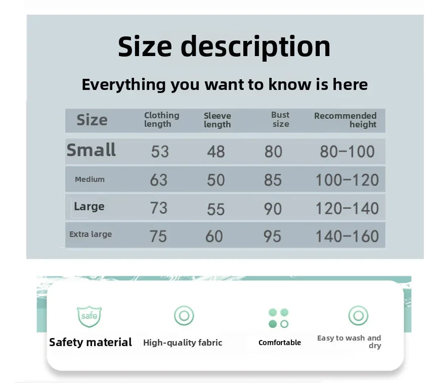 Painted Children's Apron Waterproof Apron Long Sleeve with Pockets 6 To 12 Years Old for Crafts Cooking and Painting Apron