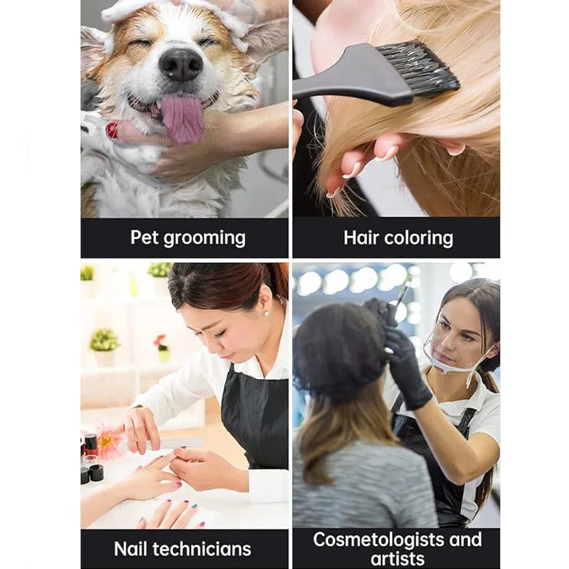 Large Size Adjustable Apron with 4 Pockets for Pet Grooming Hairdressing Nail Salon Artist's  Apron