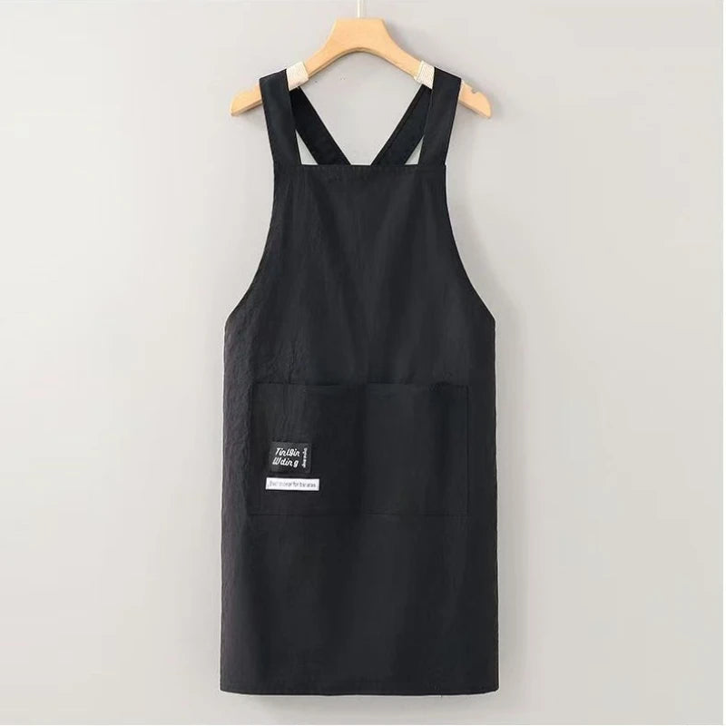 New Korean Household Kitchen Adult Waist Apron Waterproof Oil Resistant Cooking Chef Workwear for Catering Waiter Work Clothes