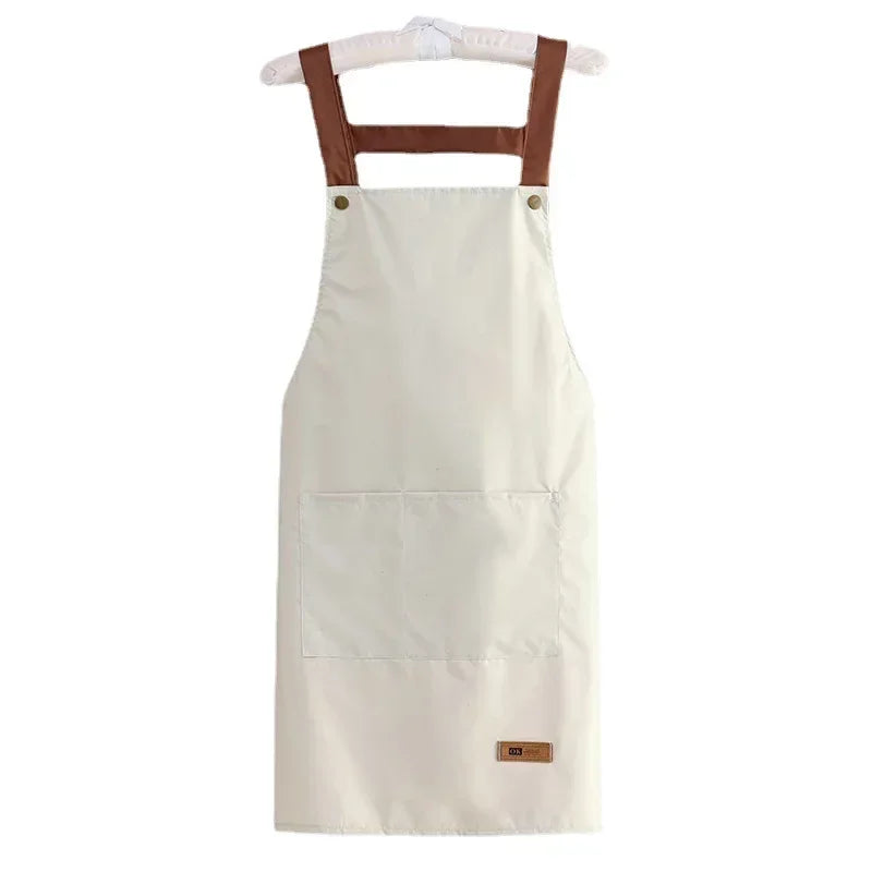 Resistant Dirt Apron Waterproof and Oil Resistant Household Kitchen Cooking Fashion Apron Adult Work Clothes Kitchen Accessories