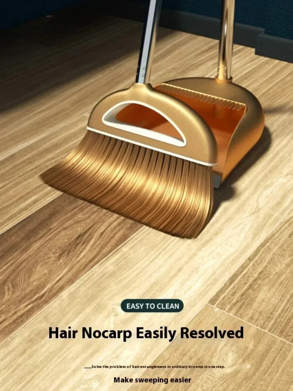 Plastic Broom and Dustpan Set Removable Combination Home Floor Cleaner Kit Sweeper Wiper Cleaning Tools Household Accessories