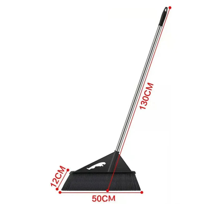 50cm Outdoor Broom Household Cleaning Tool Sanitation Warehouse Factory Garden Courtyard Hard Bristled Labor-saving Broom