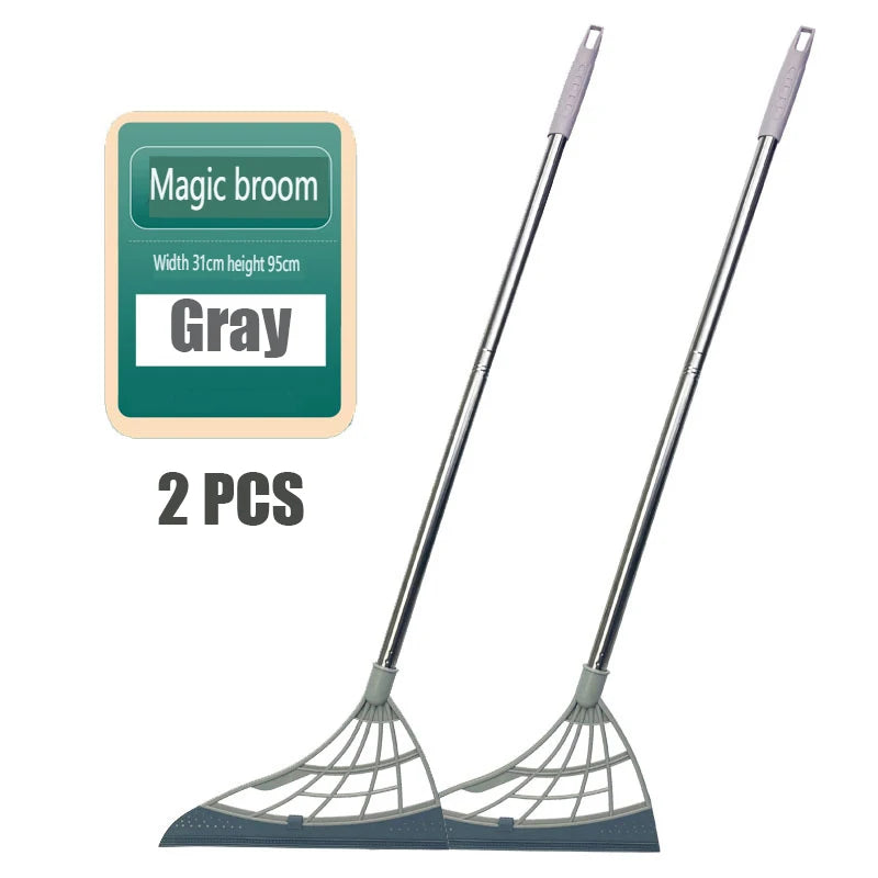 1/5/10PCS Magic Broom Window Washing Wiper Silicone Broom Floor Cleaning Squeegee Magic Sweeper Cleaning Home Silicone Mop