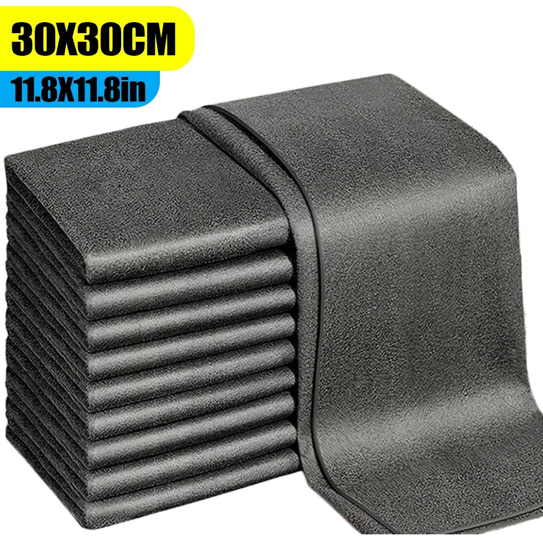 Magic Cleaning Cloths Reusable Microfiber Washing Rags Microfiber Glass Clean Towel Washable Lint-free Cleaning Rags