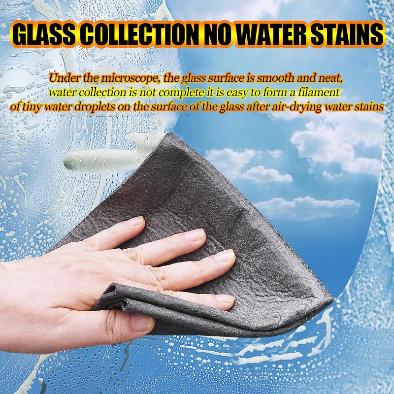 Thicker Magic Cleaning Cloth No Watermark No Trace Clean Rag  Microfiber Wash Reusable Dried Wiping Window Glass Kitchen Towel