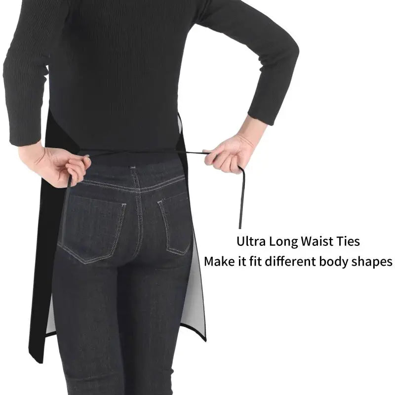 Jesus Has Your Back Jiu Jitsu Retro Christian Apron Waterproof Stain Resistant Apron with 2 Pockets for Cooking BBQ Painting