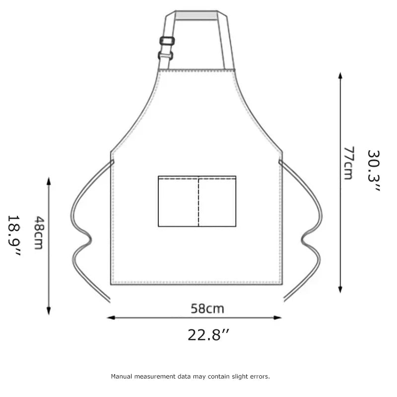 Customizable White Black Apron Customize Logo Personalized Apron Waterproof For Man Women Cooking Restaurant Waiter Work Clothes