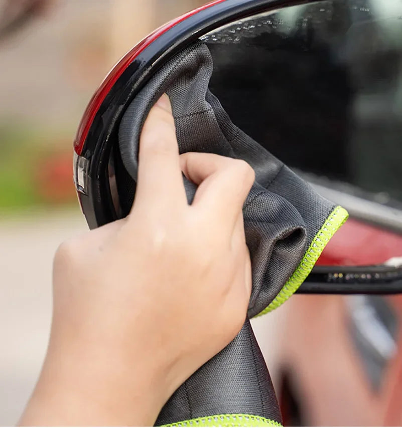 Lint Free Carbon Fiber Cleaning Cloth Glass Window Polishing Streak Free Miracle Easy Clean Rag Reusable for Kitchen Dish