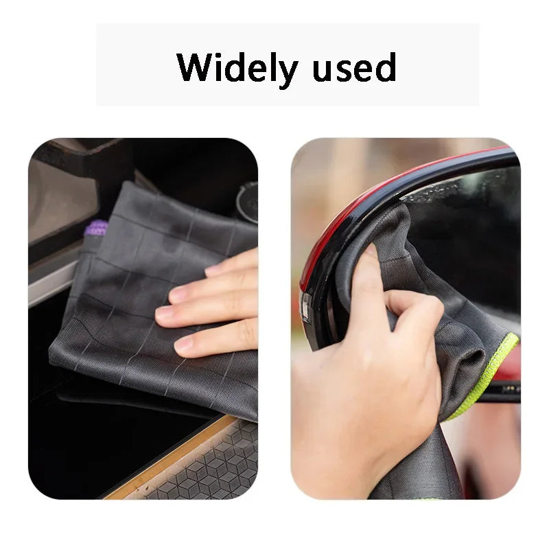 Lint Free Carbon Fiber Cleaning Cloth Glass Window Polishing Streak Free Miracle Easy Clean Rag Reusable for Kitchen Dish