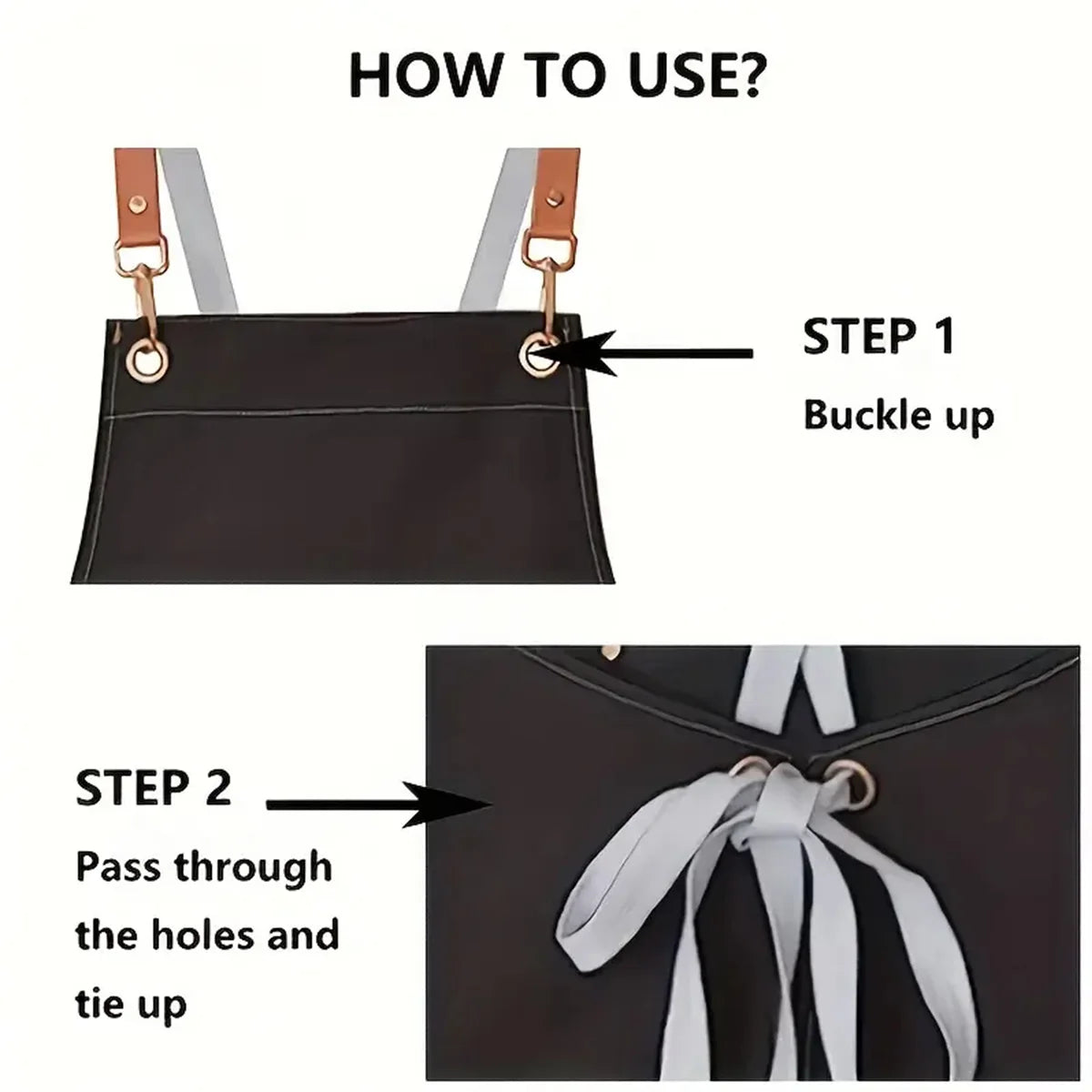 Chef's apron for hotel cooking restaurant waiter; ladies' restaurant coffee shop baking shop manicure shop work apron uniform fo