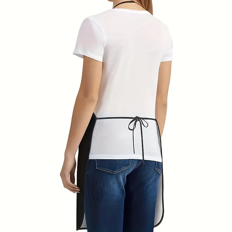 Custom Name Pattern Chef Hat Cooking Apron for Women Men Unisex Bib Kitchen Cooking Tablier Cuisine Chef Baking