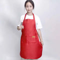 New Fashion Kitchen Aprons for Woman Men Chef Work Apron for Grill Restaurant Bar Shop Cafes Beauty Nails Studios Uniform Aprons