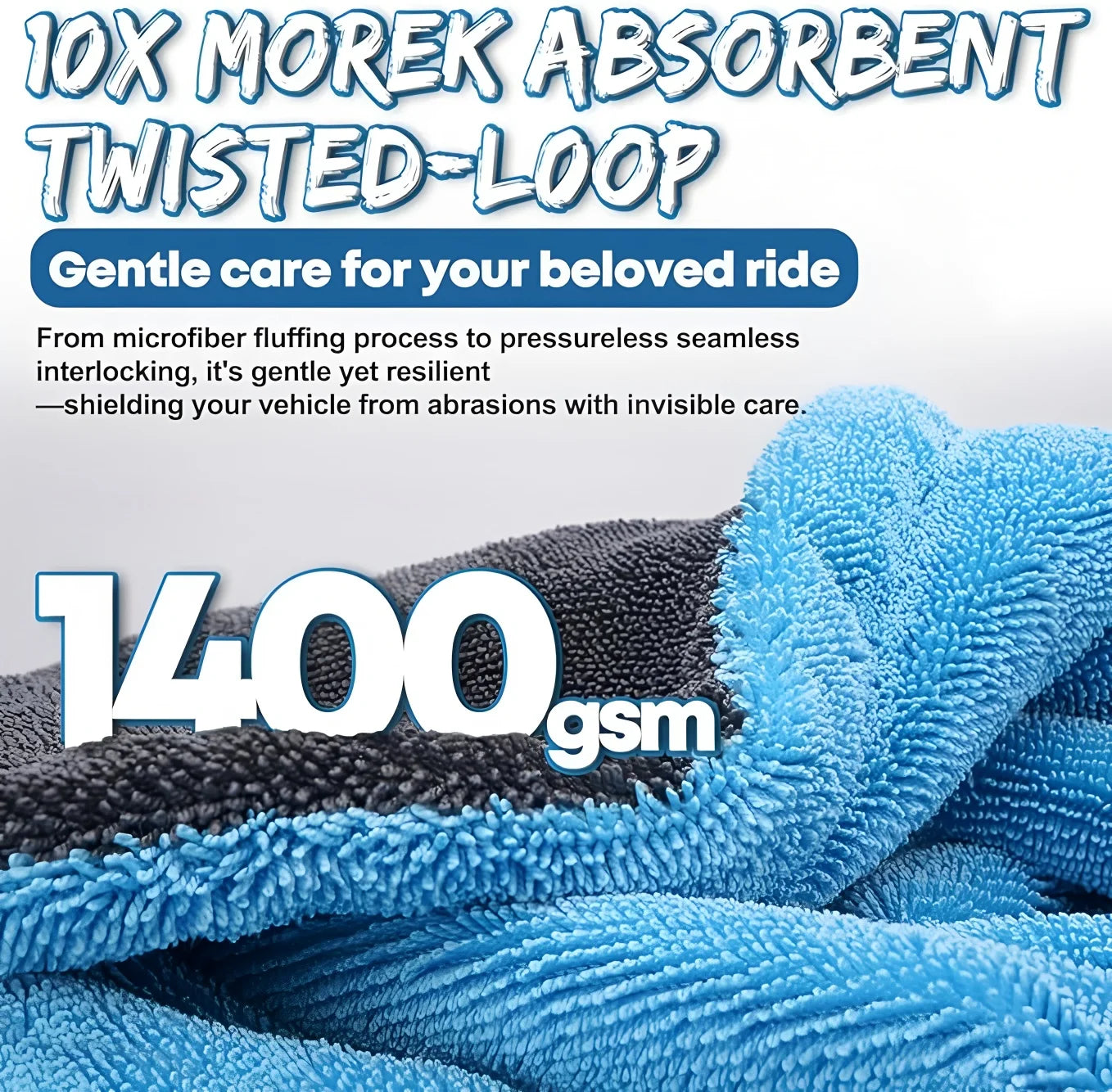 Microfiber Car Wash Towel Large Car Quick Drying Cloth Super Absorbent Car Window Cleaning Towel Thicken Car Detailing Rags