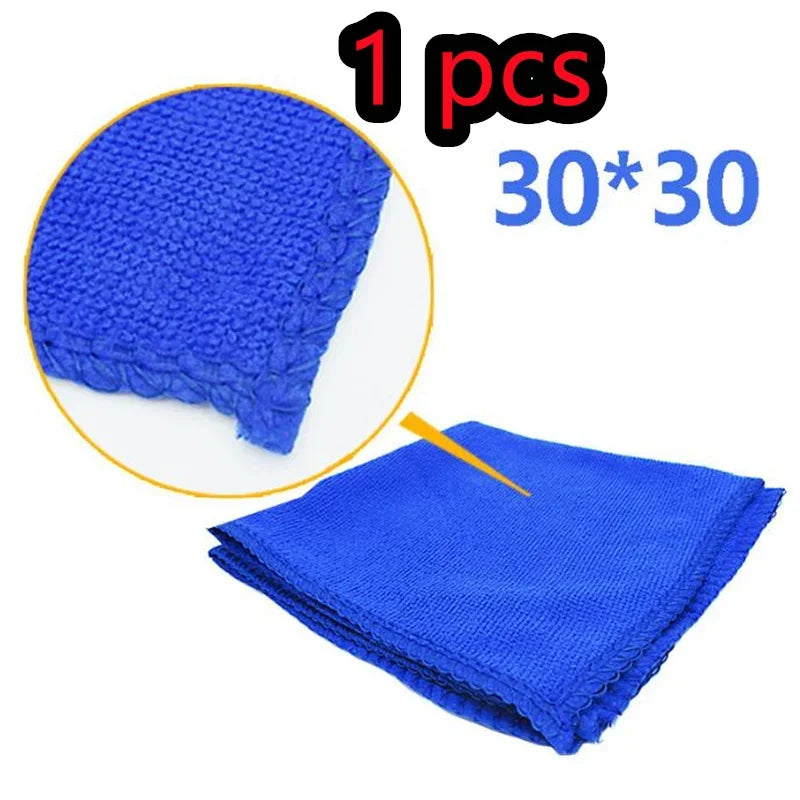 600GSM Microfiber Car Cleaning Towel 40X40cm Thickened Car Wash Towels Auto Detailing Care Drying Cloth Rags 1-20 pcs