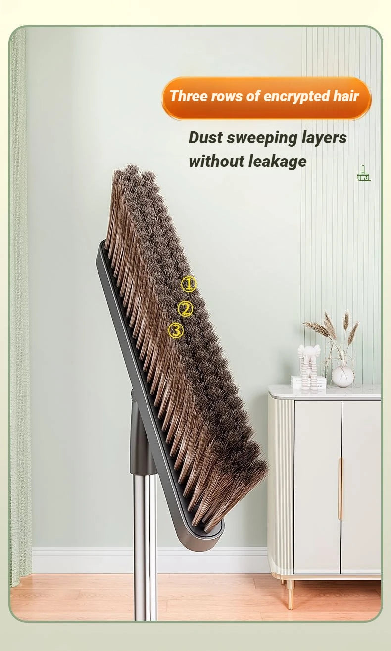 JOYBOS 30cm Broom Dustpan Set 180 Rotate Sweep Floor Brush For Home Office Living Room Garbage Shovel Broom Cleaning Tool