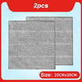 20/2pcs Thickened Steel Wire Cleaning Cloth Double -layer Non -stick Oil Iron Dishrag Kitchen Pan Pot Dishes Cloths Rags