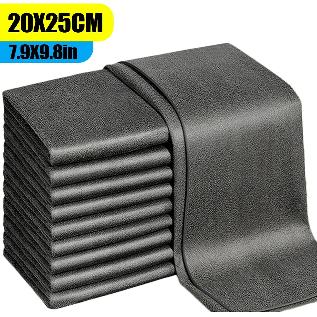 Magic Cleaning Cloths Reusable Microfiber Washing Rags Microfiber Glass Clean Towel Washable Lint-free Cleaning Rags