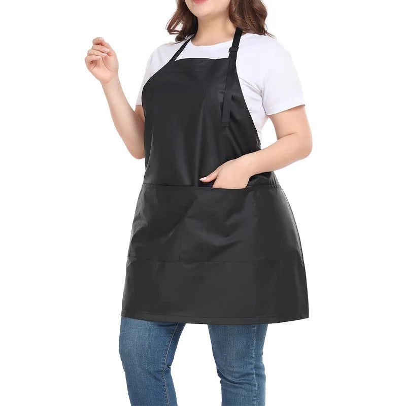 Large Size Adjustable Apron with 4 Pockets for Pet Grooming Hairdressing Nail Salon Artist's  Apron
