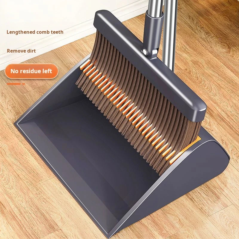 JOYBOS 30cm Broom Dustpan Set 180 Rotate Sweep Floor Brush For Home Office Living Room Garbage Shovel Broom Cleaning Tool