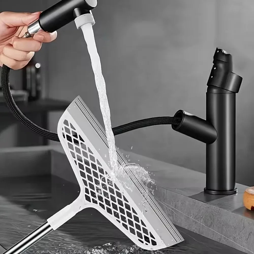 Silicone Scraper Broom Magic Wiper High Place Glass Wiper Floor Mop Household Splicing Cleaning Broom Bathroom Sweeping Water