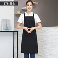 Customizable White Black Apron Customize Logo Personalized Apron Waterproof For Man Women Cooking Restaurant Waiter Work Clothes
