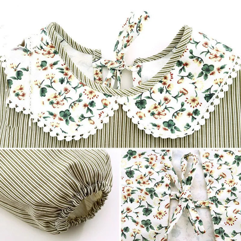 Cotton Apron Canvas Cover Up Women's New Breathable Long Sleeve Apron Kitchen Household Stain Resistant Dirty Work Clothes