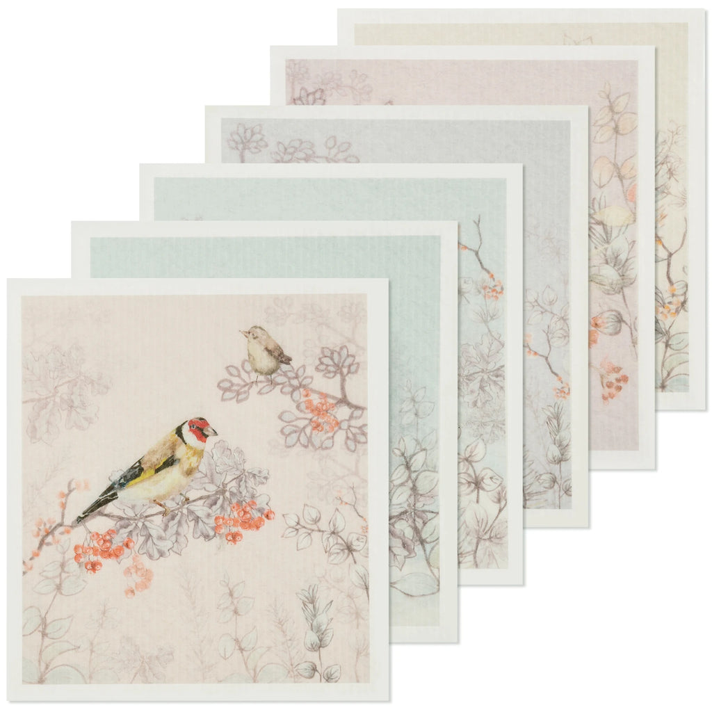 5/6/12PCS Kitchen Dish Towels Absorbent Swedish Dishcloths Kitchen Dish Rags Soft  Non-woven Cloths for Washing Dishes Cleaning