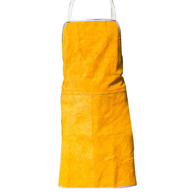 Washable Wear resistant Heat Insulation Cowhide Leather Welding Apron Soldering Protective Clothing Blacksmith