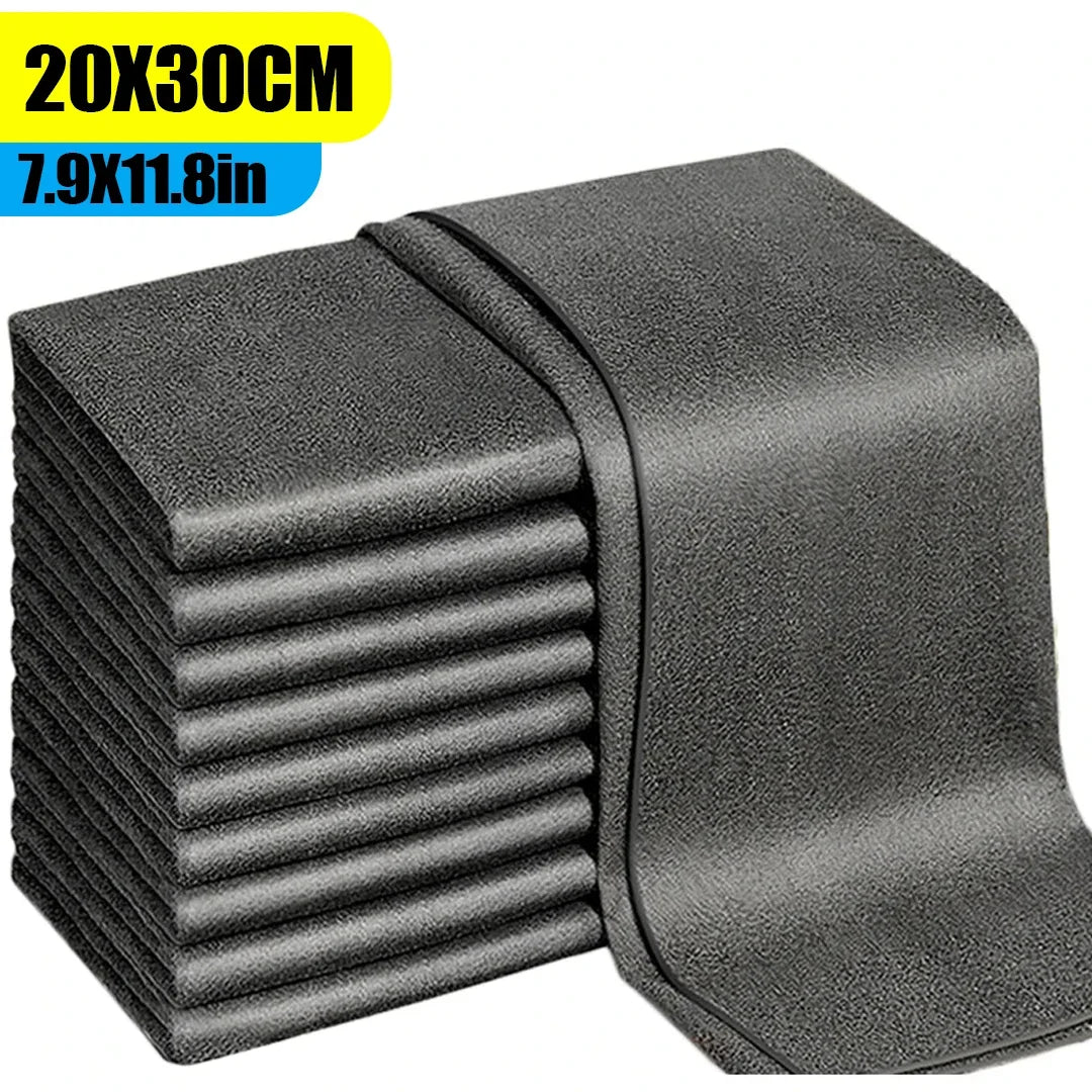 Magic Cleaning Cloths Reusable Microfiber Washing Rags Microfiber Glass Clean Towel Washable Lint-free Cleaning Rags