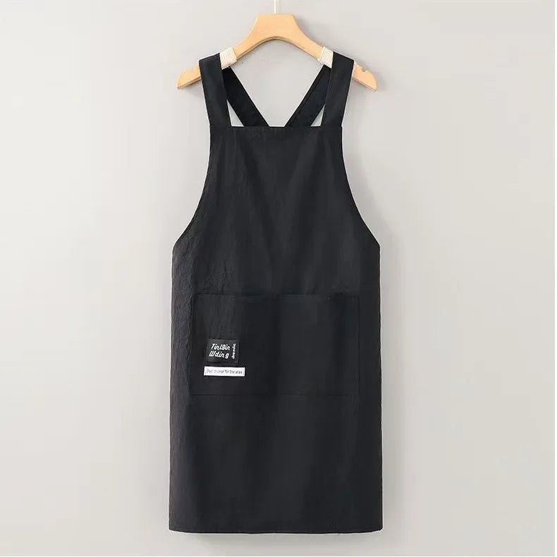 New Korean Household Kitchen Adult Waist Apron Waterproof Oil Resistant Cooking Chef Workwear for Catering Waiter Work Clothes