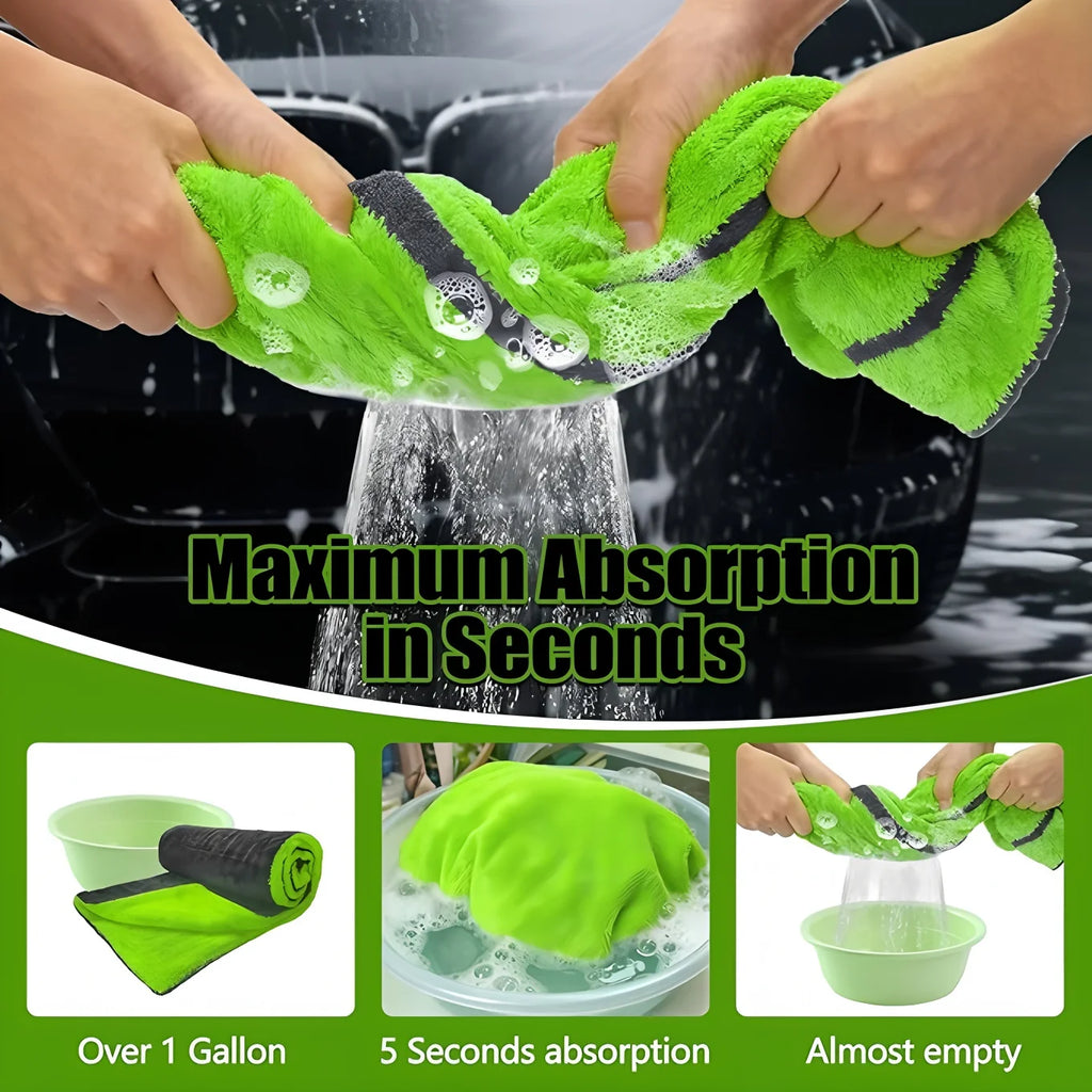 Microfiber Car Wash Towel Large Car Quick Drying Cloth Super Absorbent Car Window Cleaning Towel Thicken Car Detailing Rags