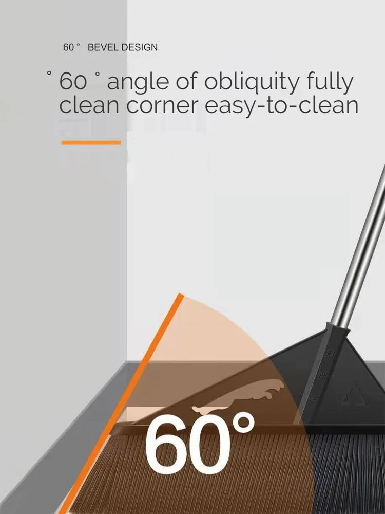 50cm Outdoor Broom Household Cleaning Tool Sanitation Warehouse Factory Garden Courtyard Hard Bristled Labor-saving Broom