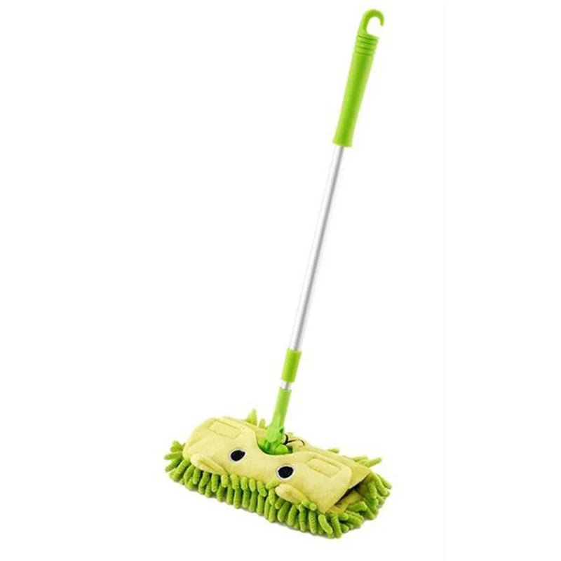 Kids Stretchable Floor Cleaning Tools Mop Broom Dustpan Play-house Toys Gift Baby Mini Sweeping House Cleaning Toys