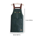 Hello Letter Printed Waterproof Apron Kitchen Cooking Home Large Pocket Storage Baking Shoulder Aprons Hotel Specific Practical