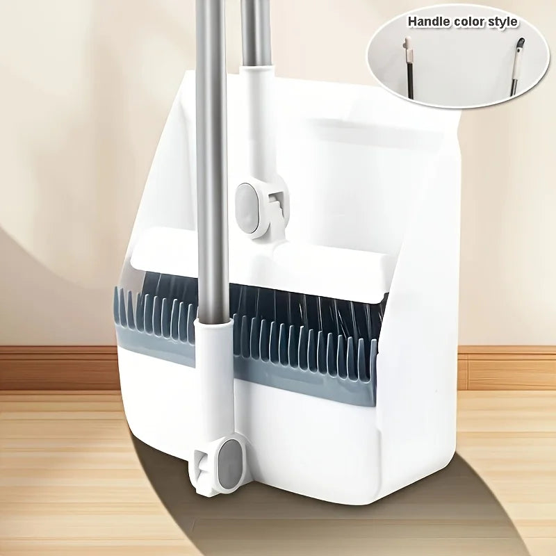 Household Dustpan Combination Rotary Long-rod Broom Set Two-piece Broom Combination Cleaning Multi-functional Broom