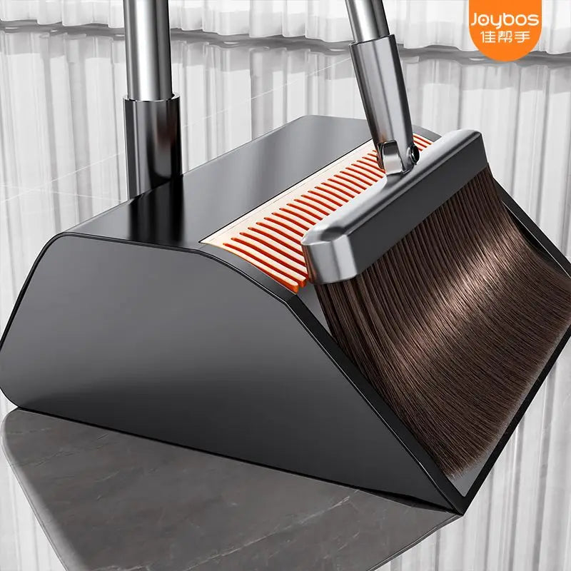 JOYBOS 30cm Broom Dustpan Set 180 Rotate Sweep Floor Brush For Home Office Living Room Garbage Shovel Broom Cleaning Tool